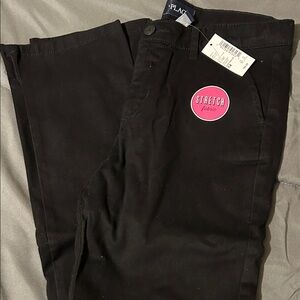 The Children's Place Black Stretch Kids Pants. Great for Uniforms ✏️📝👧🧒🚌